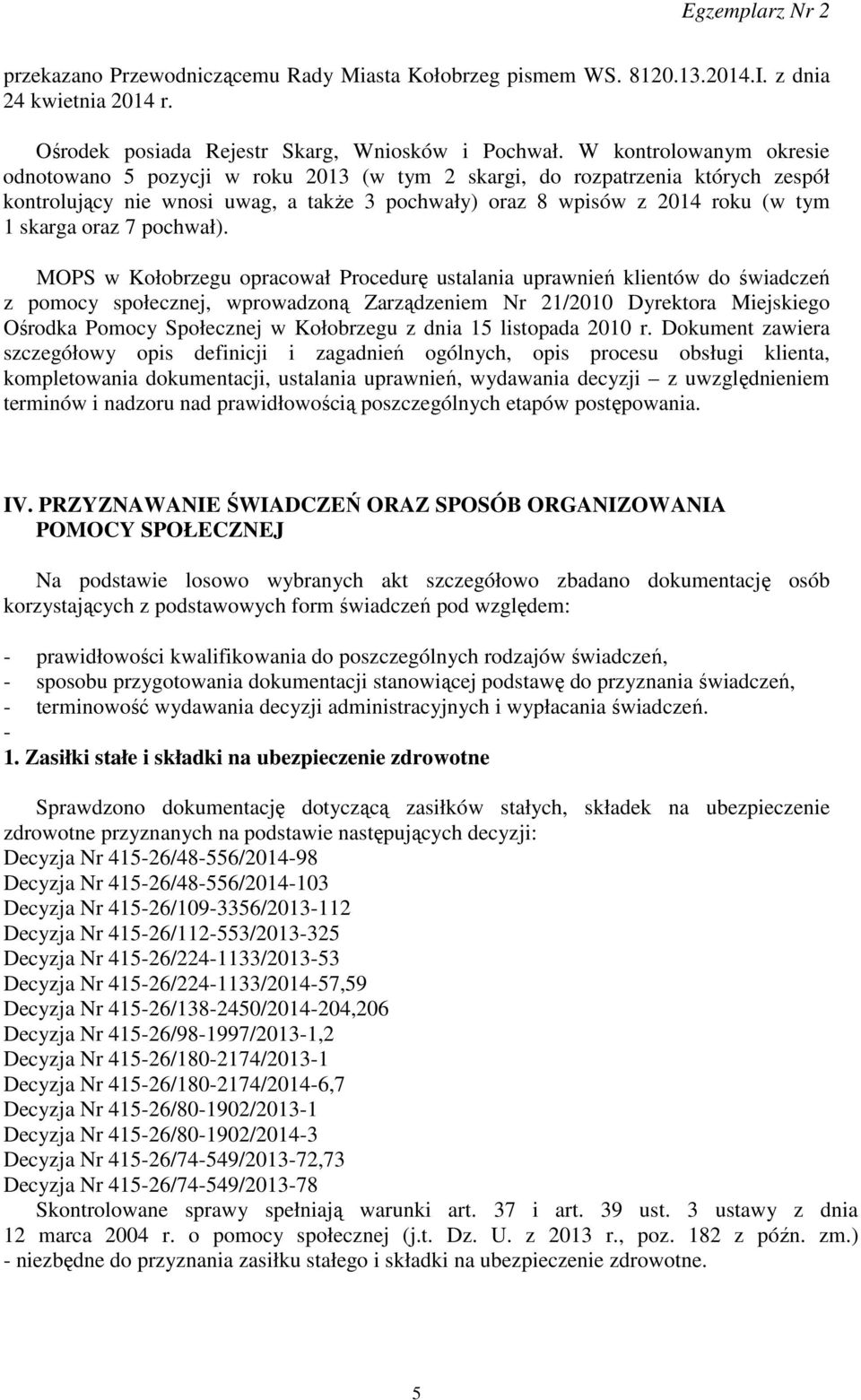 oraz 7 pochwał).