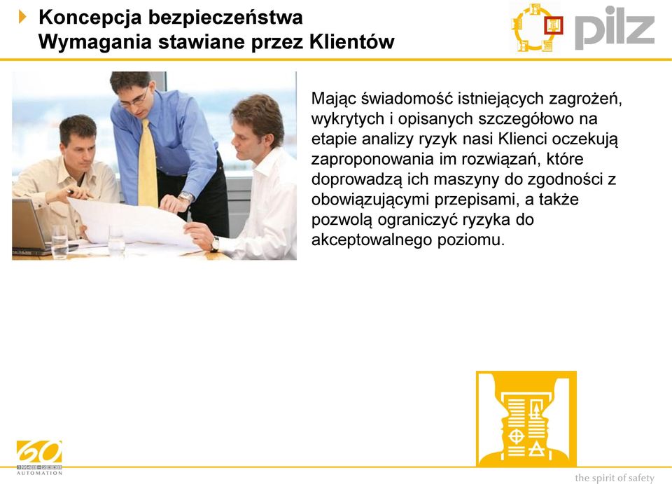 nasi Klienci oczekują zaproponowania im rozwiązań, które doprowadzą ich maszyny do