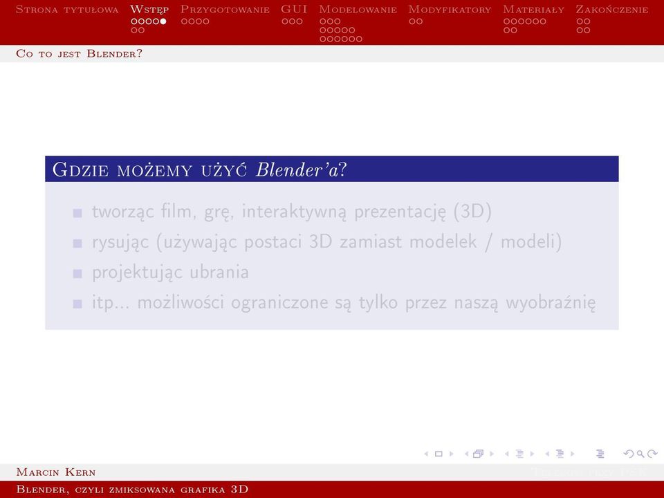 (u»ywaj c postaci 3D zamiast modelek / modeli) projektuj