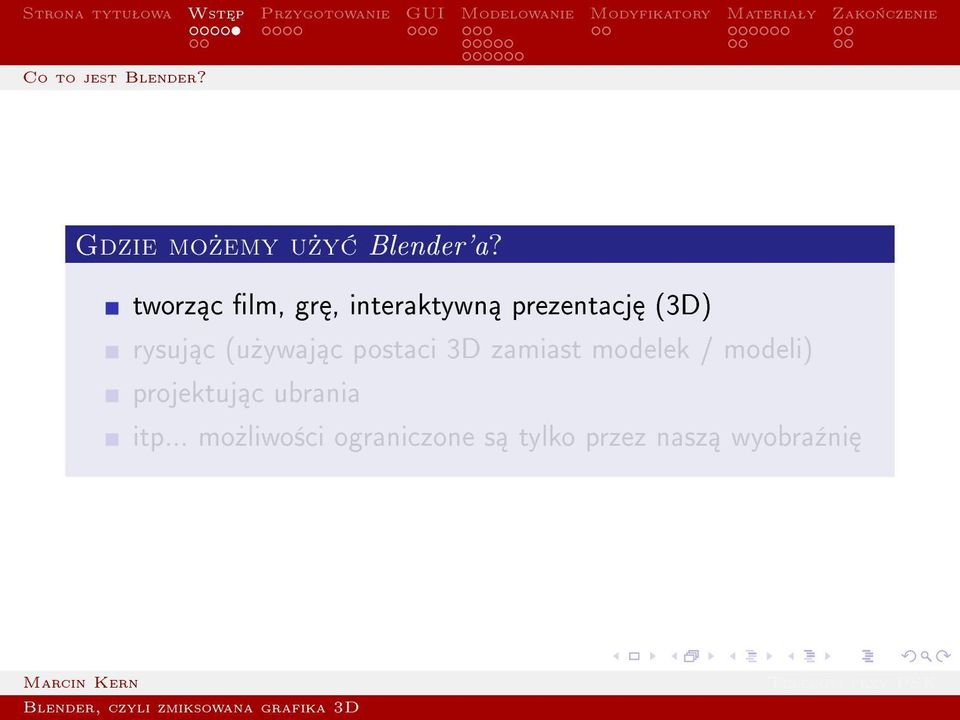 (u»ywaj c postaci 3D zamiast modelek / modeli) projektuj