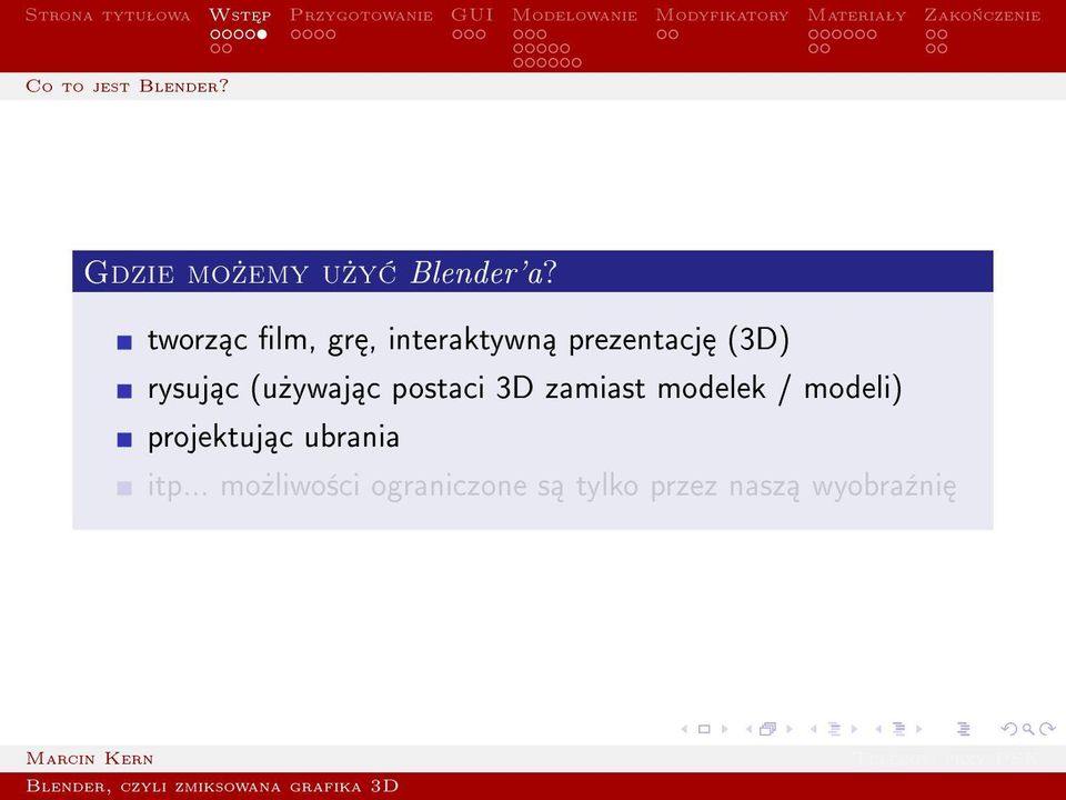 (u»ywaj c postaci 3D zamiast modelek / modeli) projektuj