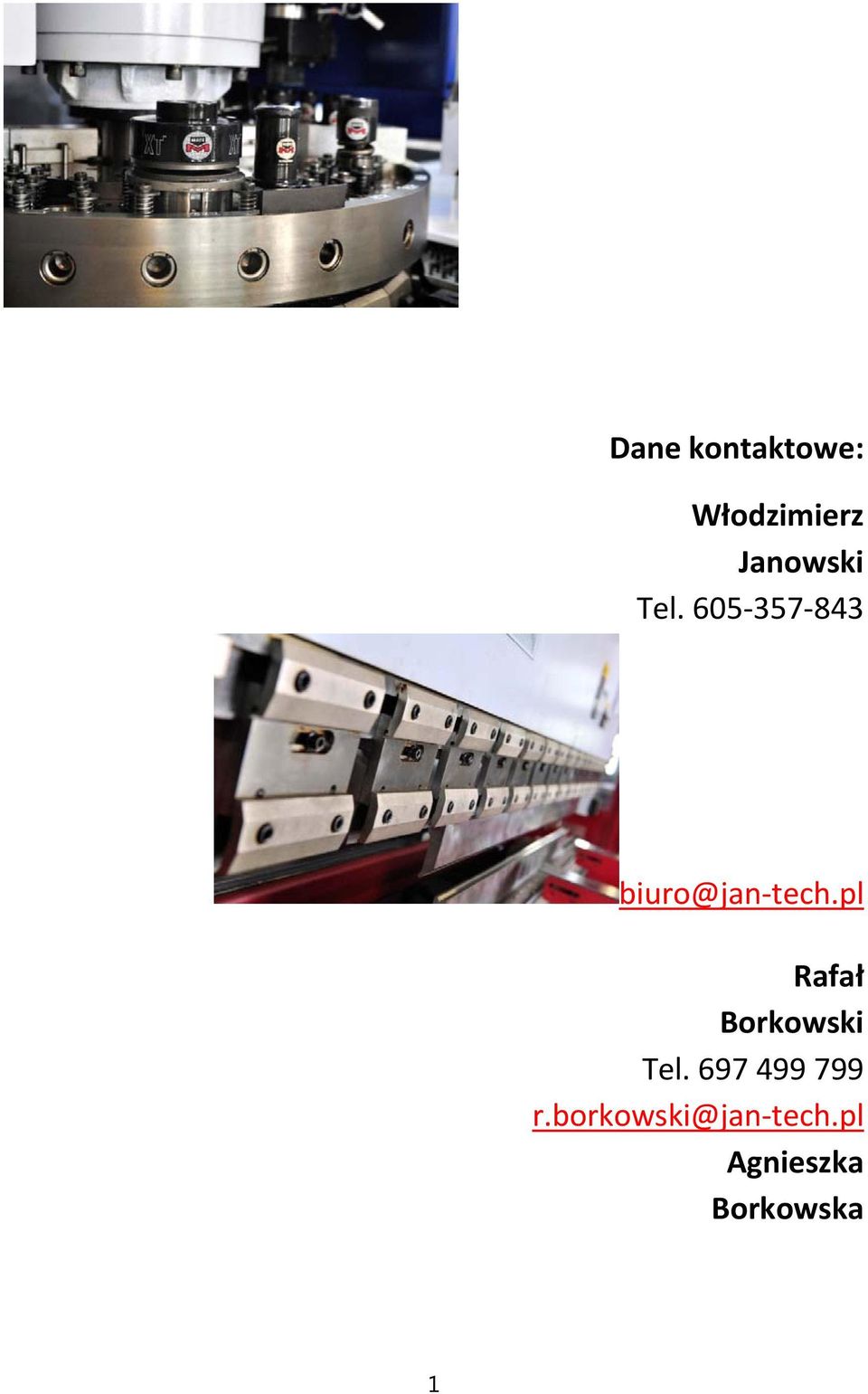 pl Rafał Borkowski Tel. 697 499 799 r.