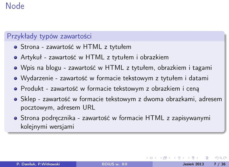 w formacie tekstowym z obrazkiem i ceną Sklep - zawartość w formacie tekstowym z dwoma obrazkami, adresem pocztowym, adresem URL