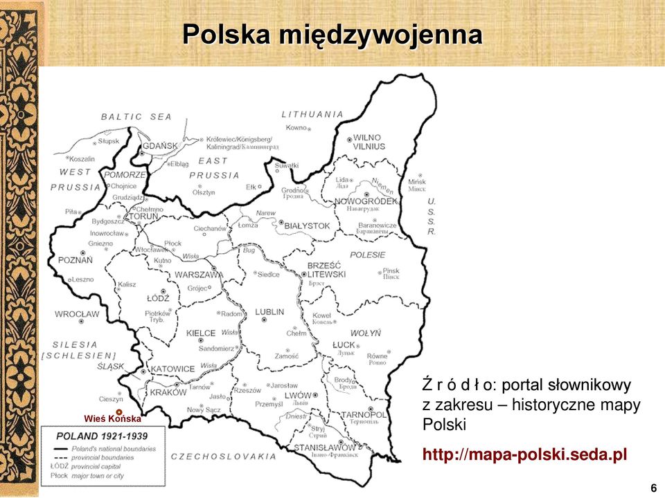 słownikowy z zakresu