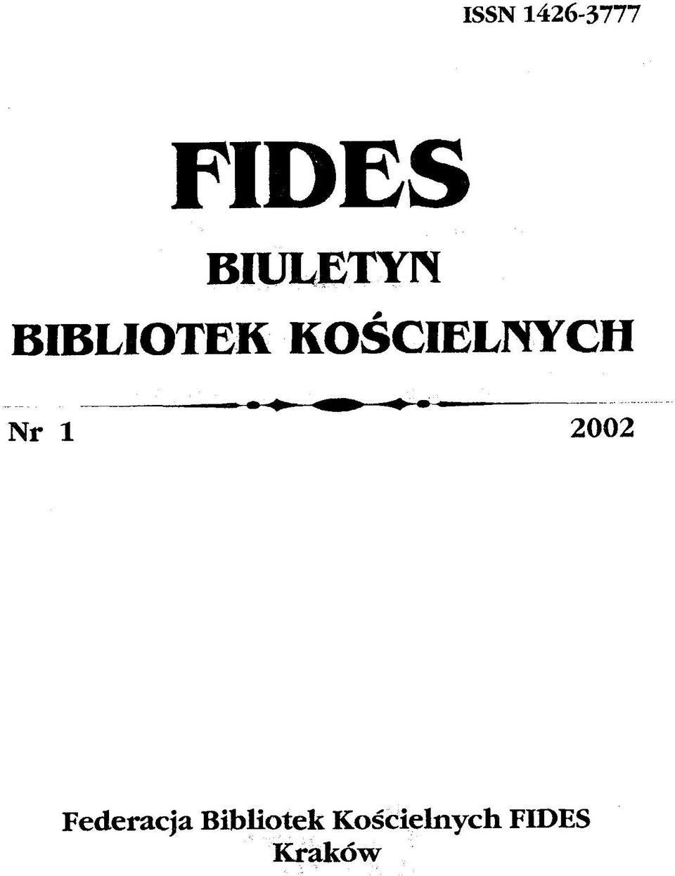 KOŚCIELNYCH Nr 1 2002