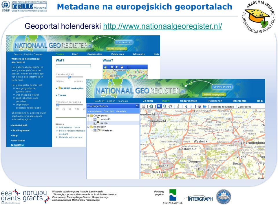 geoportalach Geoportal