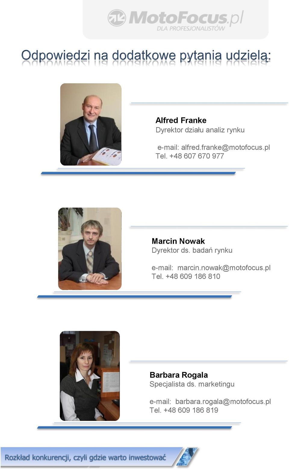 badań rynku e-mail: marcin.nowak@motofocus.pl Tel.
