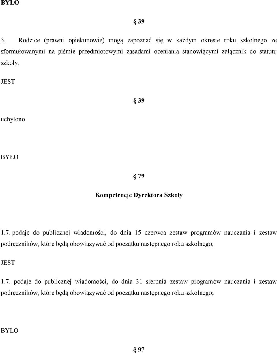 Kompetencje Dyrektora Szkoły 1.7.