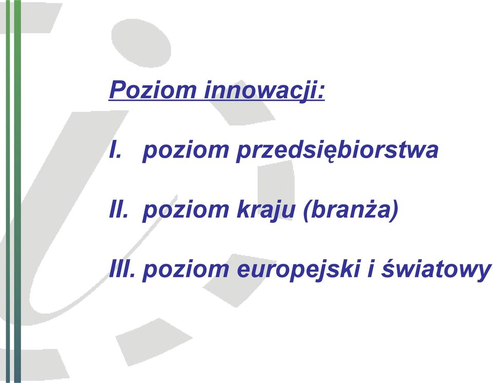 II. poziom kraju (branża)