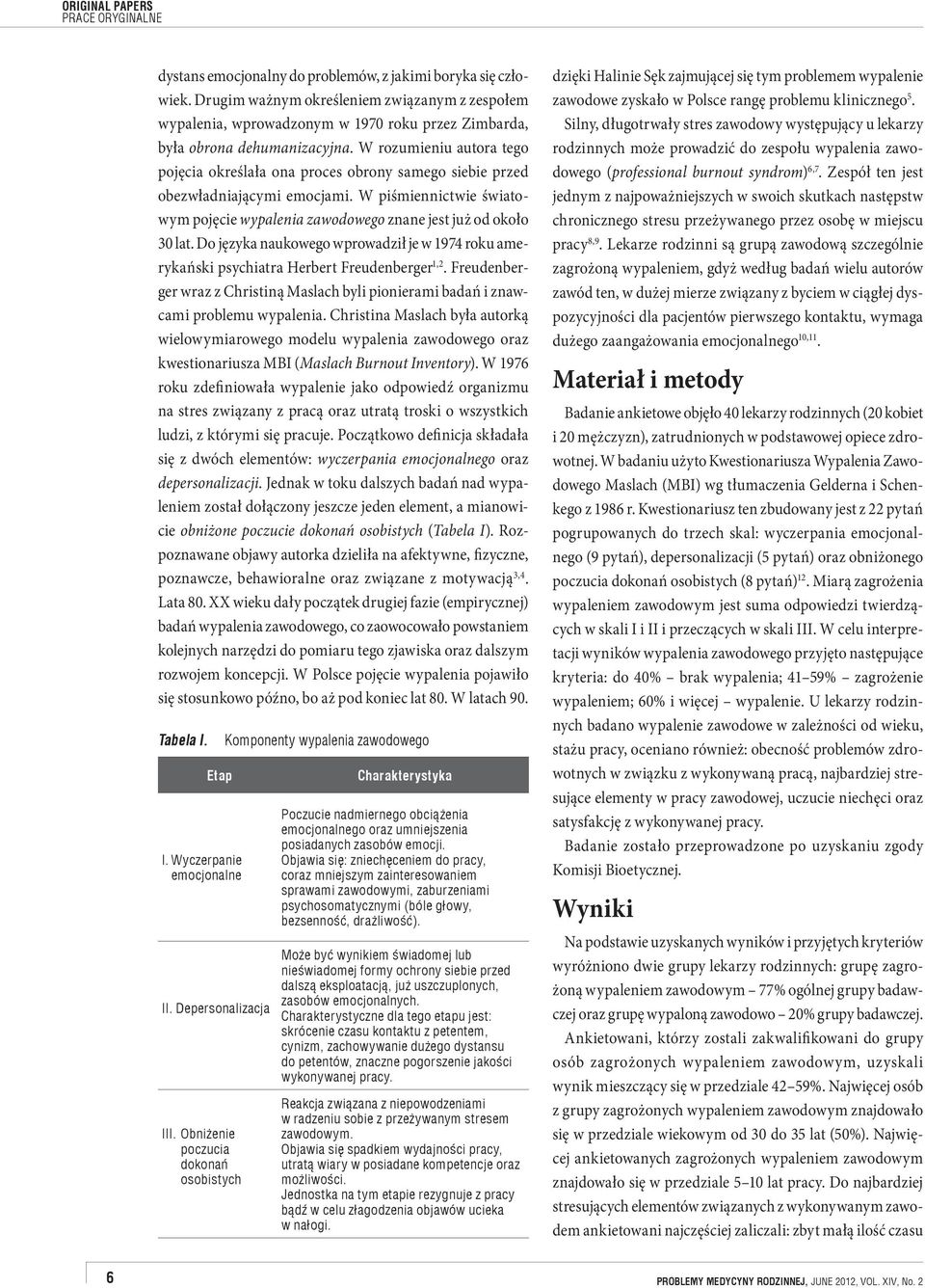 Do języka naukowego wprowadził je w 1974 roku amerykański psychiatra Herbert Freudenberger 1,2. Freudenberger wraz z Christiną Maslach byli pionierami badań i znawcami problemu wypalenia.
