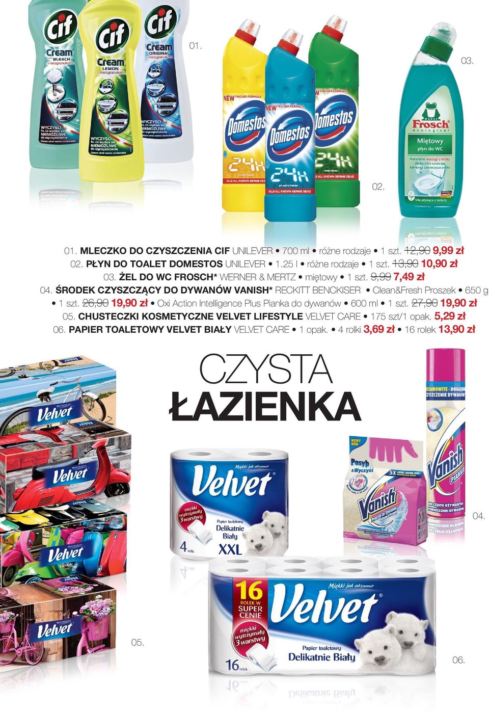 ŚRODEK CZYSZCZĄCY DO DYWANÓW VANISH* RECKITT BENCKISER Clean&Fresh Proszek 650 g 1 szt.