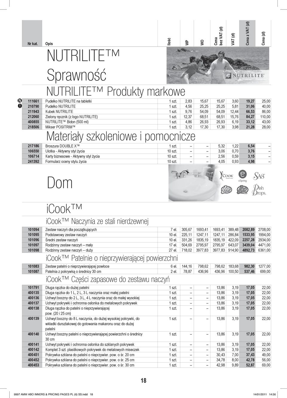 12,37 68,51 68,51 15,76 84,27 11, 4855 NUTRILITE Bidon (5 ml) 1 szt. 4,86 26,93 26,93 6,19 33,12 43, 21856 Mikser POSITRIM 1 szt.
