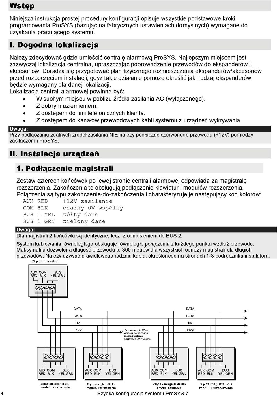 Najlepszym miejscem jest zazwyczaj lokalizacja centralna, upraszczając poprowadzenie przewodów do ekspanderów i akcesoriów.