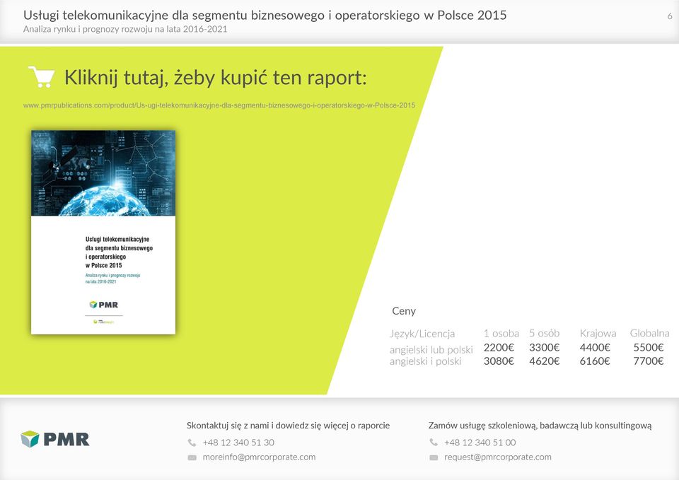 3080 4620 6160 7700 Skontaktuj się z nami i dowiedz się więcej o raporcie Zamów