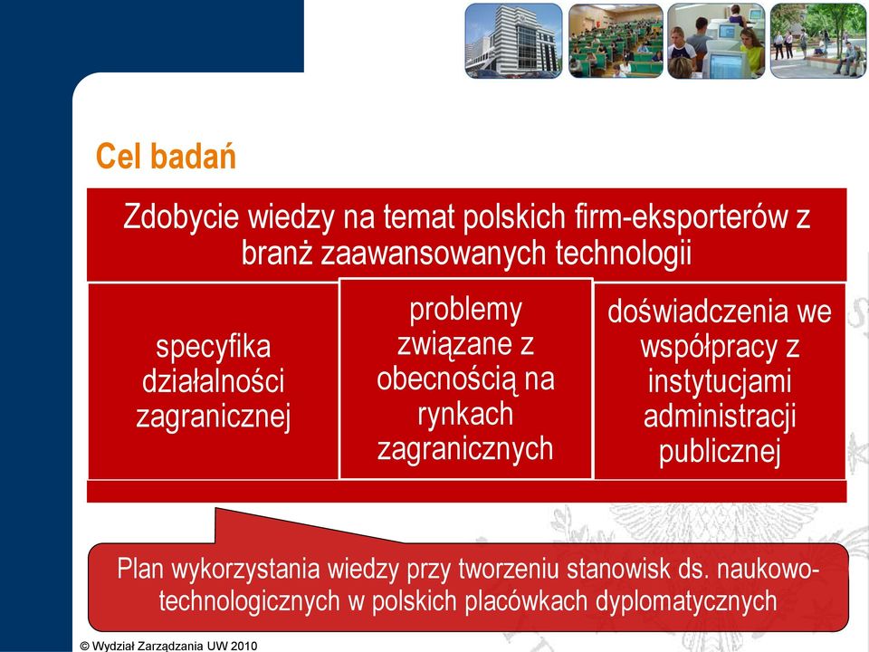 zagranicznych doświadczenia we współpracy z instytucjami administracji publicznej Plan