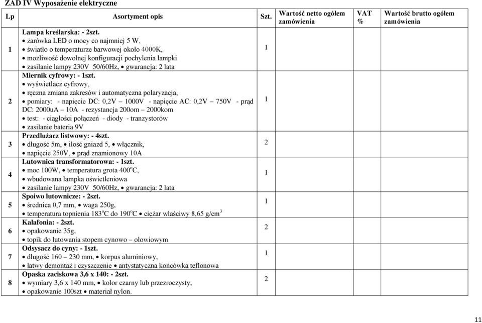 wyświetlacz cyfrowy, ręczna zmiana zakresów i automatyczna polaryzacja, pomiary: - napięcie DC: 0,V 000V - napięcie AC: 0,V 70V - prąd DC: 000uA 0A - rezystancja 00om 000kom test: - ciągłości