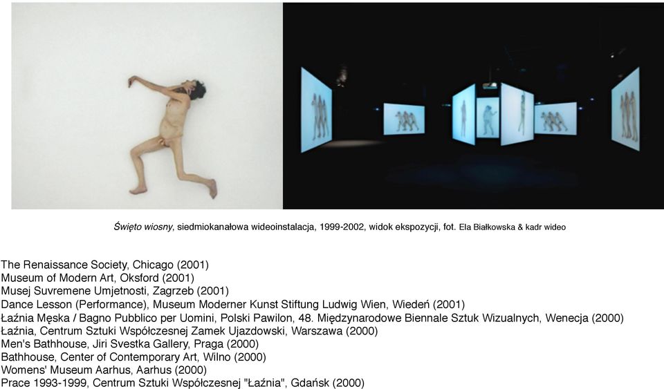Museum Moderner Kunst Stiftung Ludwig Wien, Wiedeń (2001) Łaźnia Męska / Bagno Pubblico per Uomini, Polski Pawilon, 48.