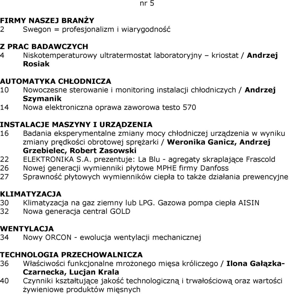 wyniku zmiany prędkości obrotowej spręŝarki / Weronika Ganicz, An