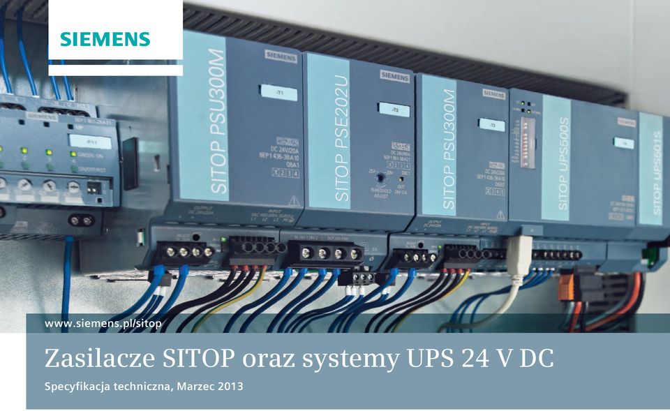 SITOP oraz systemy UPS