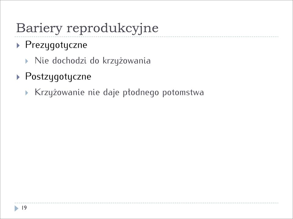 krzyżowania Postzygotyczne
