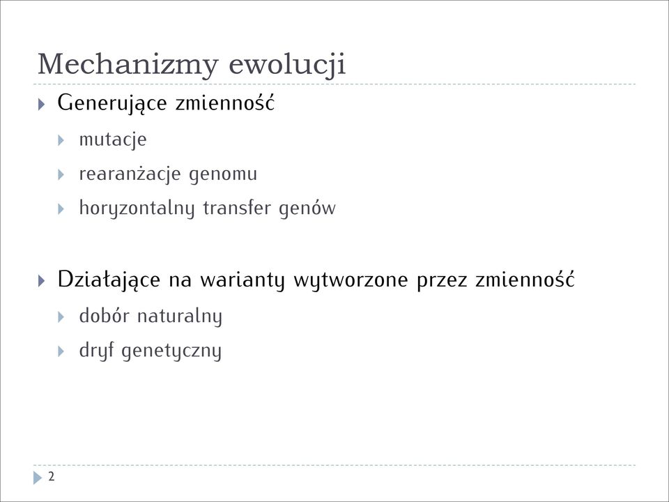 transfer genów!