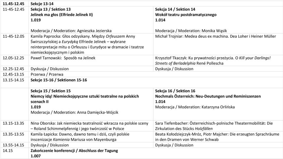 Między Orfeuszem Anny Michał Trojniar: Medea deus ex machina.
