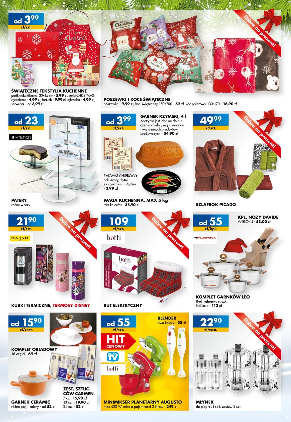 3,99 zł paty Waga kuch, max 5 kg 55 KPL. NOŻY AVIE W BLOKU - 55,00 zł zł/kpl.
