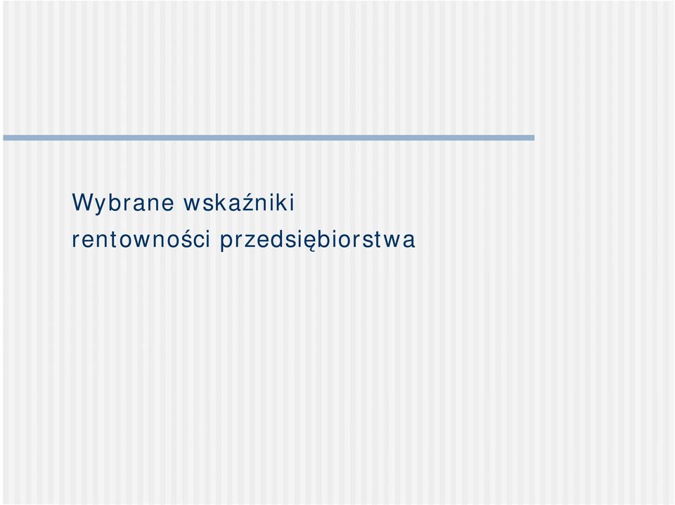 rentowności