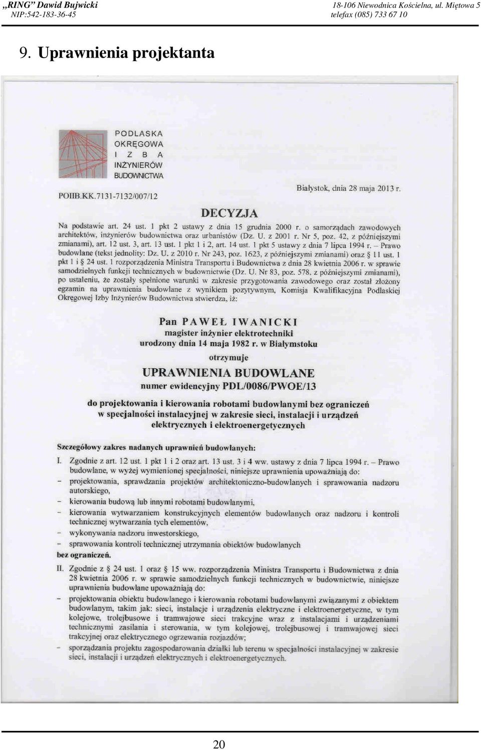 Miętowa 5 NIP:542-183-36-45