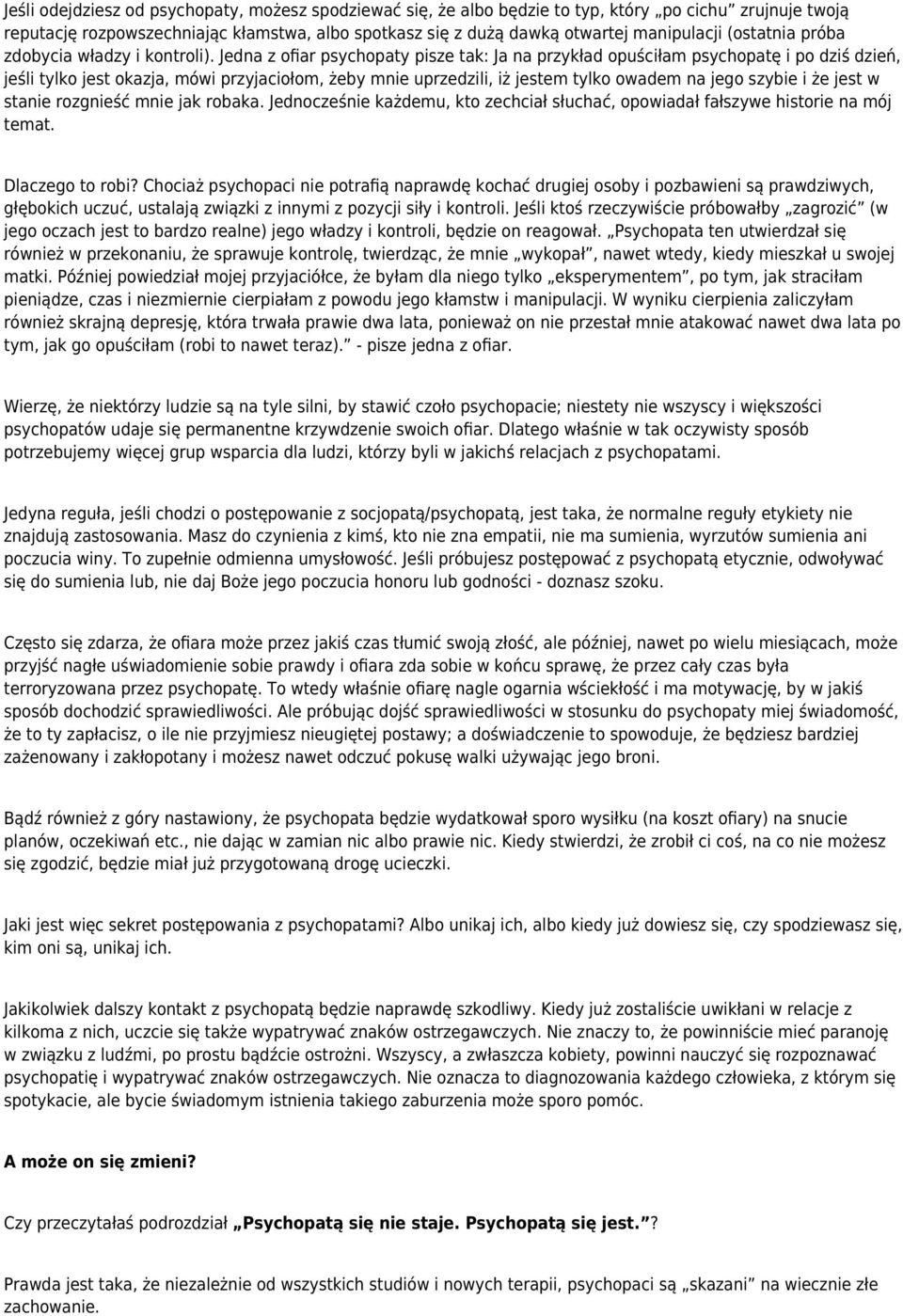 8 znaków, że spotykasz się z socjopatą