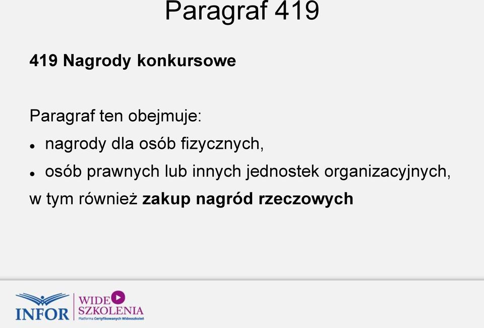 osób prawnych lub innych jednostek
