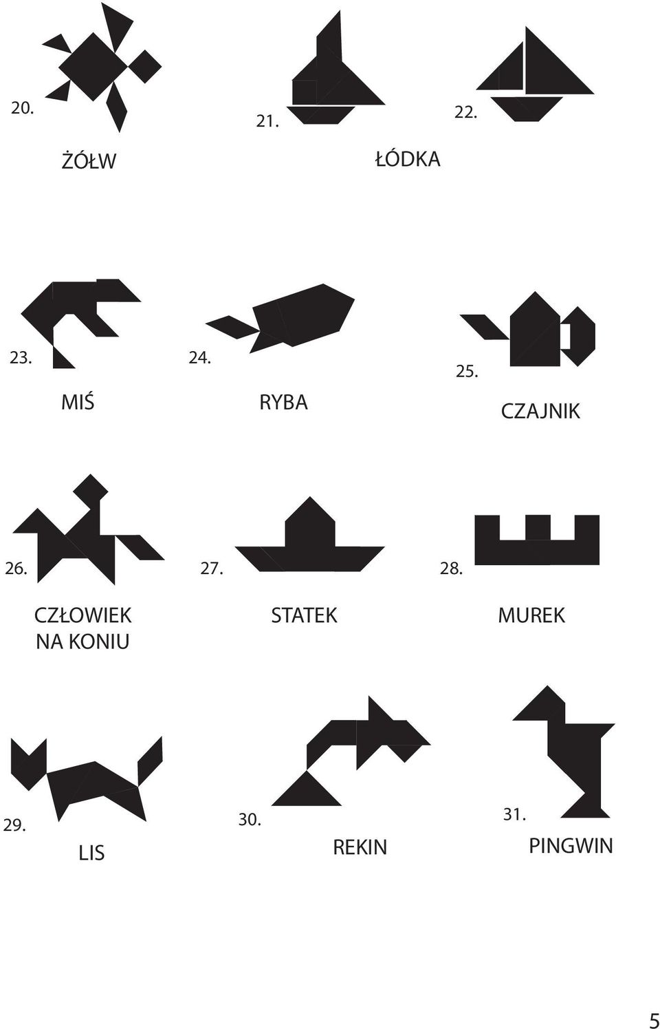 CZŁOWIEK NA KONIU STATEK MUREK
