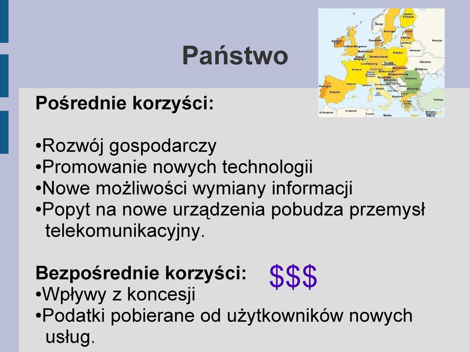 urządzenia pobudza przemysł telekomunikacyjny.