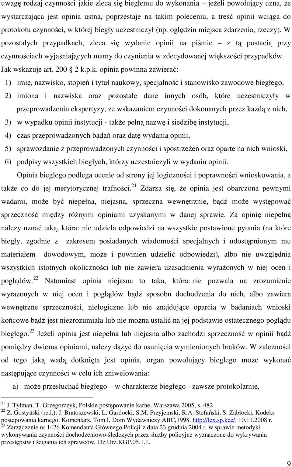 W pozostałych przypadka