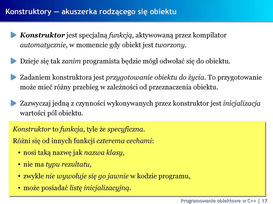 To przygotowanie może mieć różny przebieg w zależności od przeznaczenia obiektu.