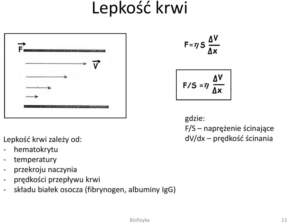 krwi - składu białek osocza (fibrynogen, albuminy IgG)