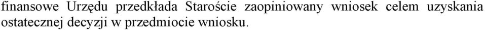 wniosek celem uzyskania