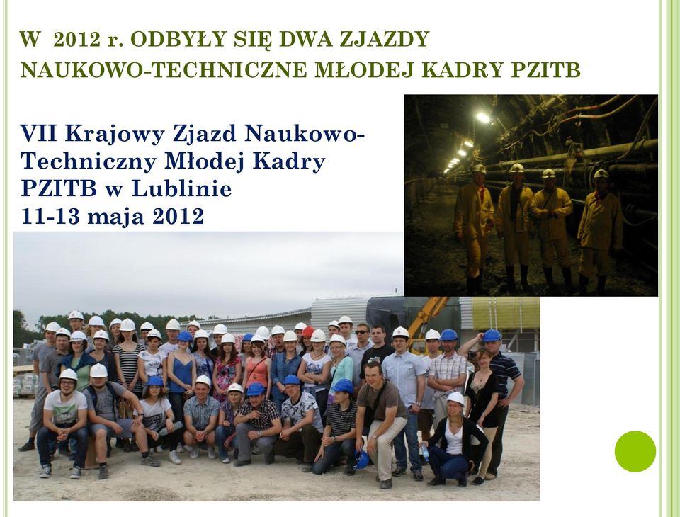 NAUKOWO-TECHNICZNE MŁODEJ KADRY PZITB