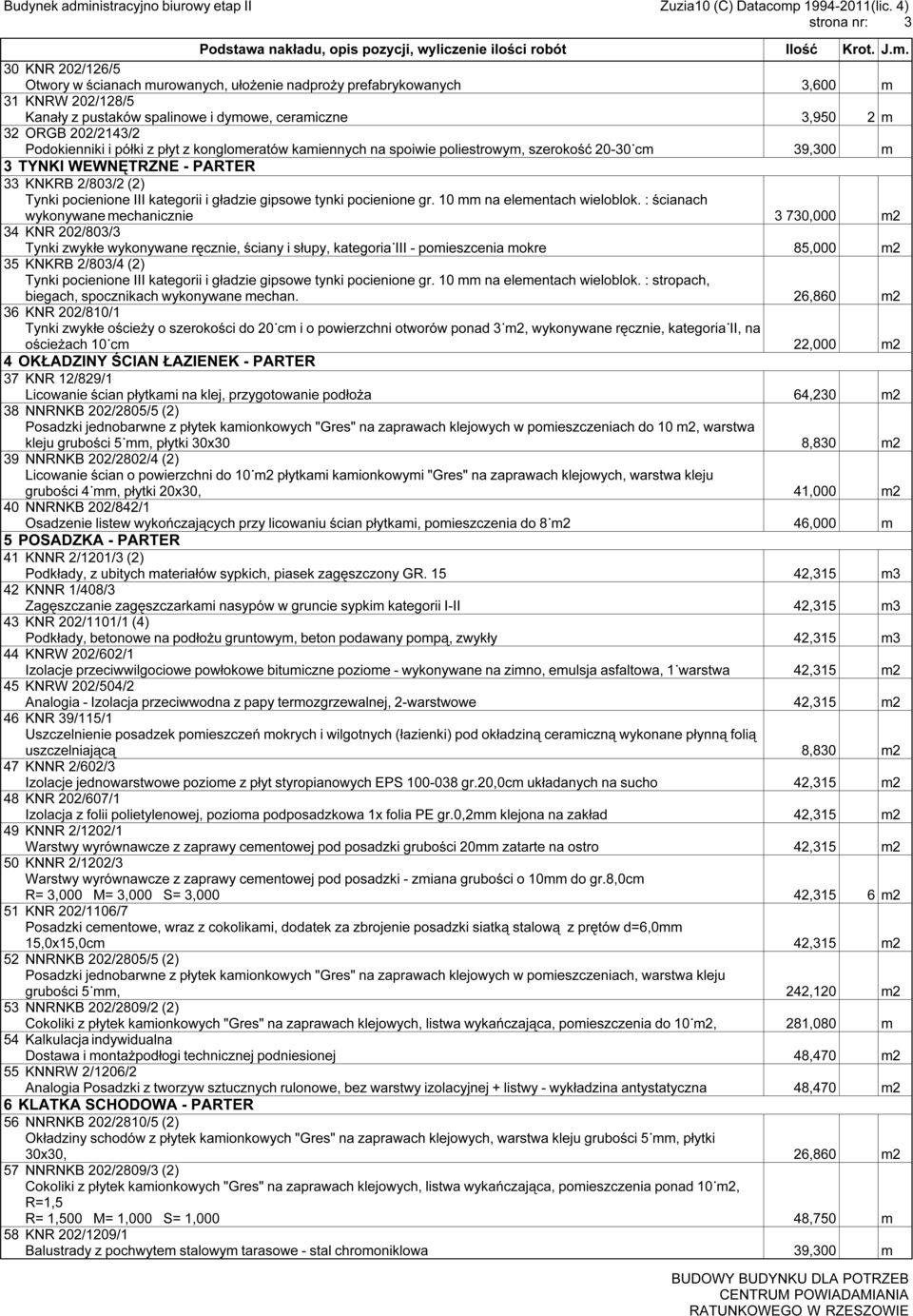 gipsowe tynki pocienione gr. 10 mm na elementach wieloblok.