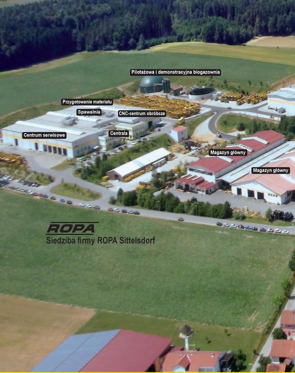 obróbcze Centrum serwisowe Centrala Magazyn