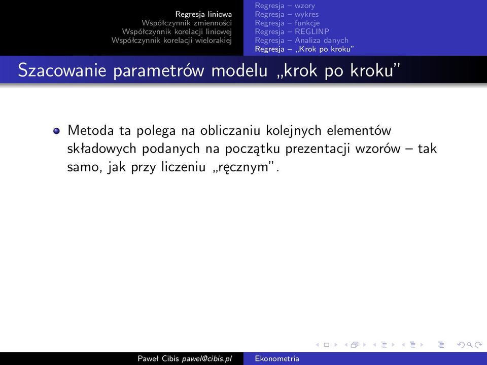 elementów składowych podanych na początku