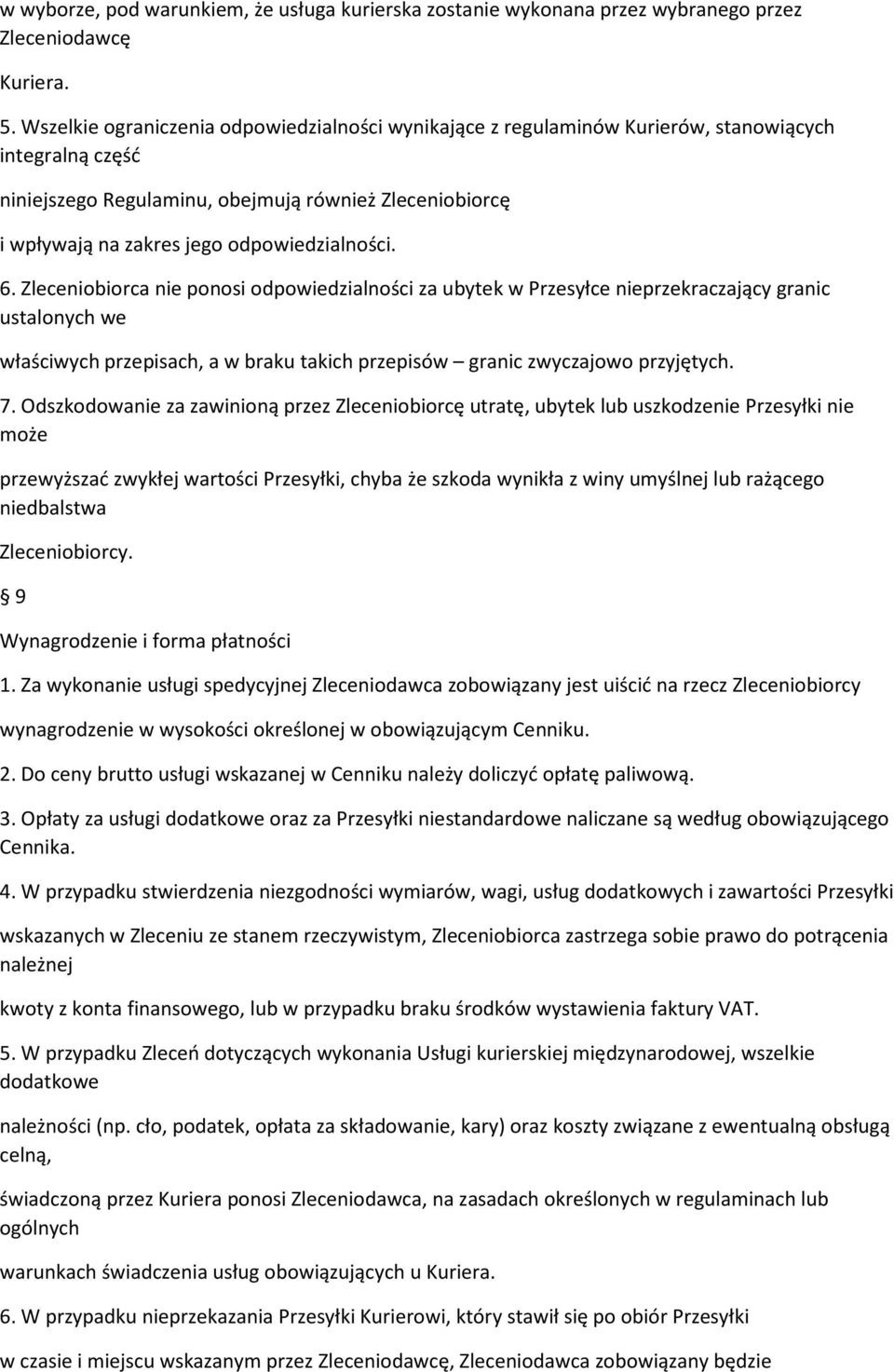 odpowiedzialności. 6.