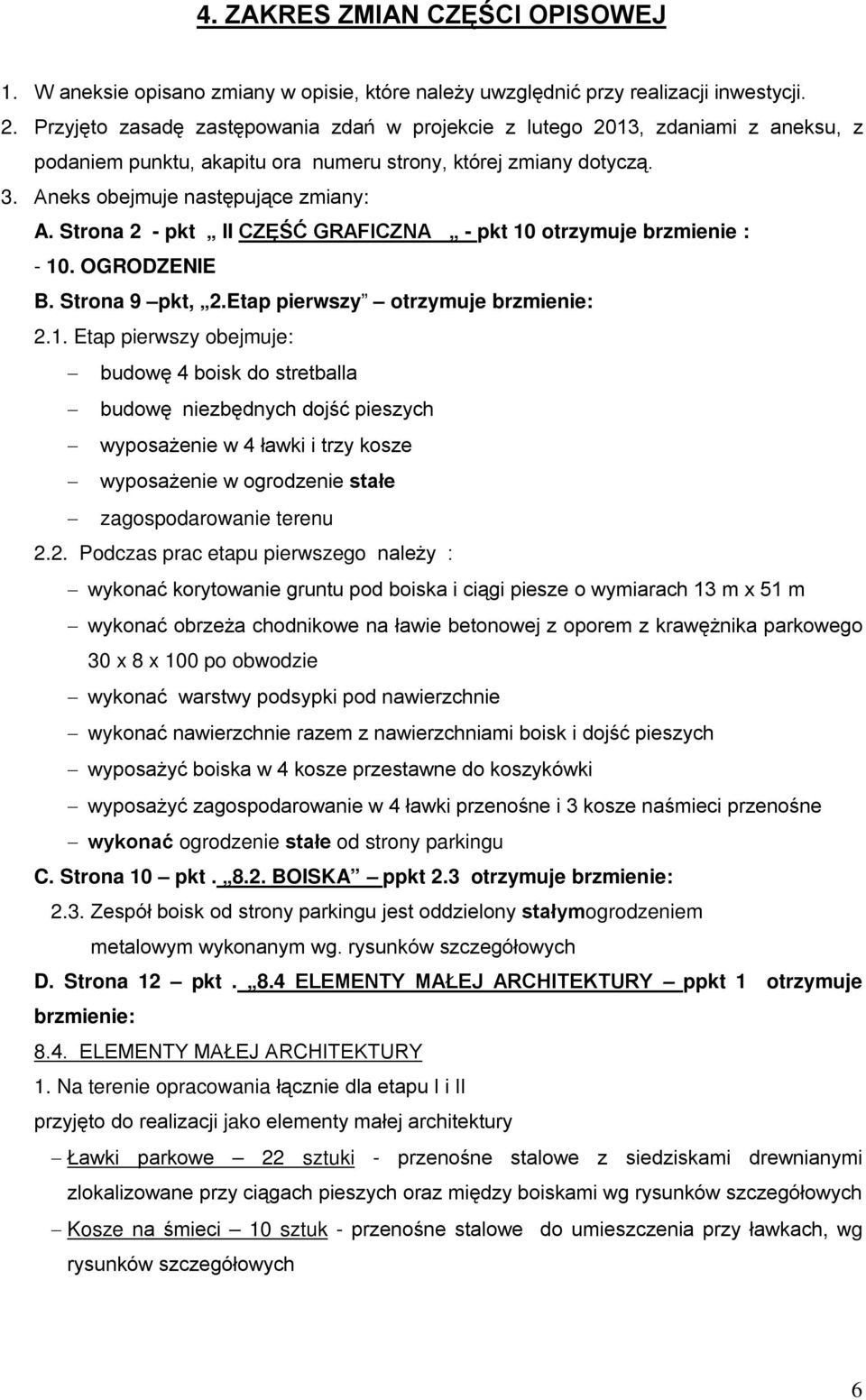Strona 2 - pkt II CZĘŚĆ GRAFICZNA - pkt 10
