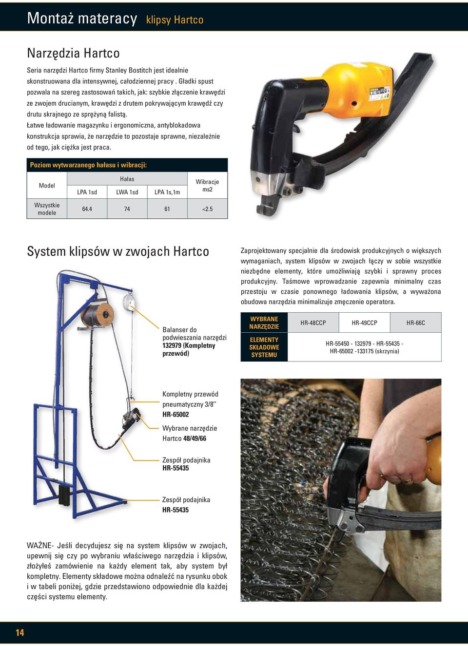 Łatwe ładowanie magazynku i ergonomiczna, antyblokadowa konstrukcja sprawia, że narzędzie to pozostaje sprawne, niezależnie od tego, jak ciężka jest praca.