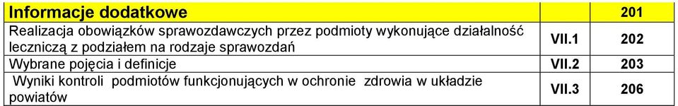 sprawozdań VII.1 202 Wybrane pojęcia i definicje VII.