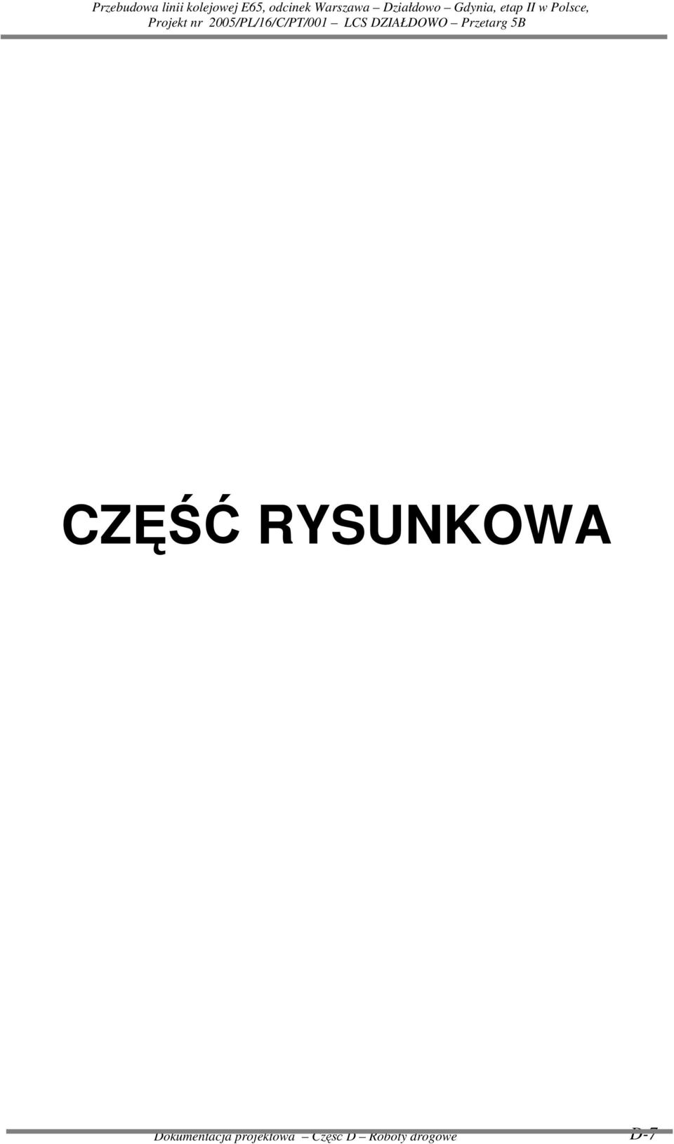 projektowa Część