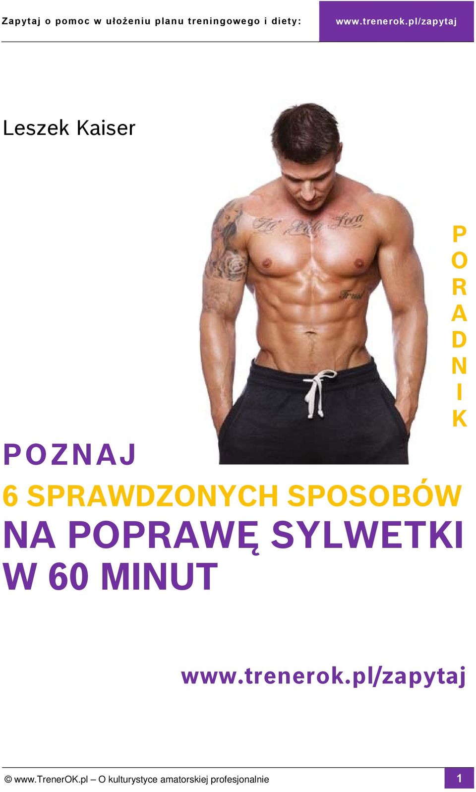 MINUT P O R A D N I K www.trenerok.