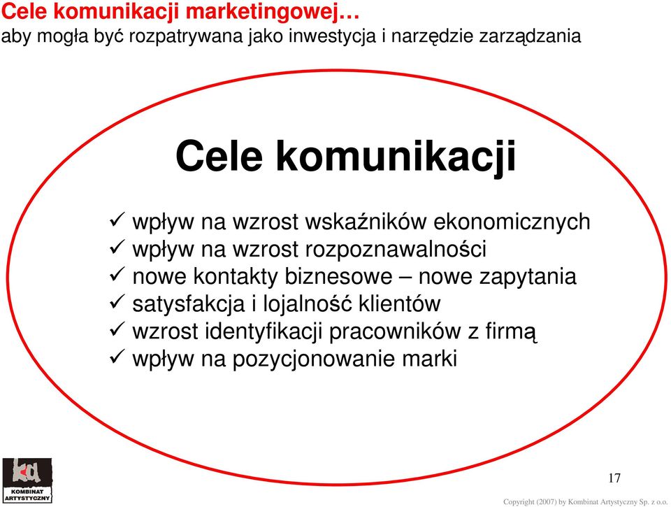 wpływ na wzrost rozpoznawalności nowe kontakty biznesowe nowe zapytania satysfakcja