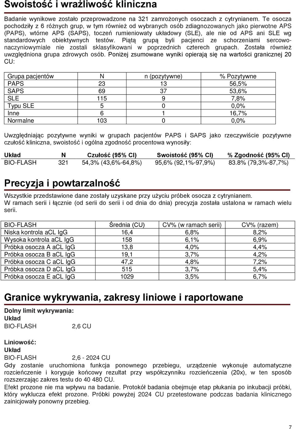 standardowych obiektywnych testów. Piątą grupą byli pacjenci ze schorzeniami sercowonaczyniowymiale nie zostali sklasyfikowani w poprzednich czterech grupach.