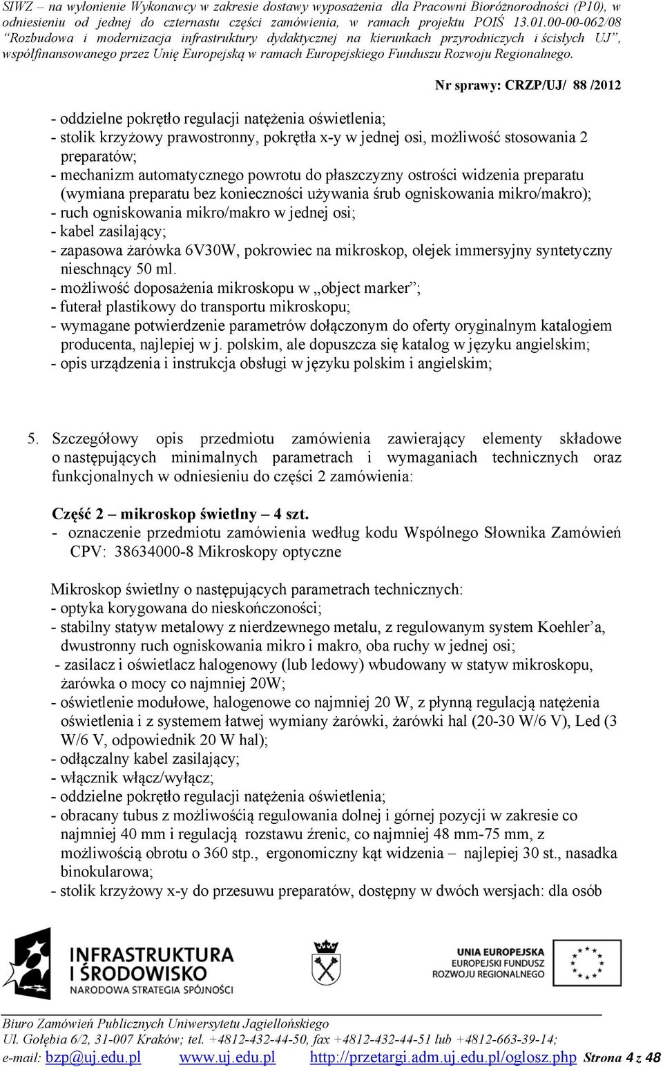 pokrowiec na mikroskop, olejek immersyjny syntetyczny nieschnący 50 ml.